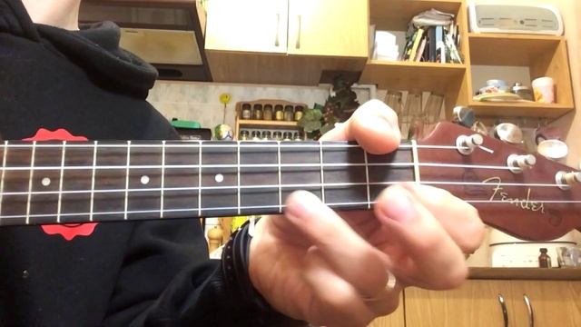 КиШ - Лесник (вступление). Обучение на укулеле. смотреть онлайн