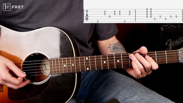 How to Play MINOR Blues on Acoustic Guitar [+Riff Included] смотреть онлайн