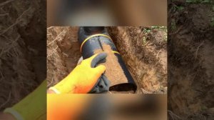 Монтаж накопительной ёмкости на 2 куба