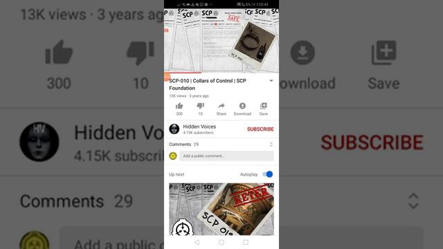 SCP 0-10/collars of control/SCP examing смотреть онлайн