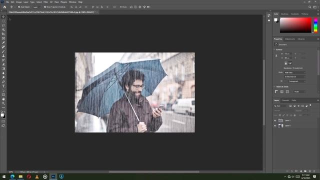 [18+] How to make him rain in Photoshop Adobe 2023 #a380f | watch to the end and thank me later. смотреть онлайн