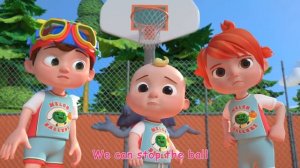 Basketball Song | @CoComelon | Kids Learning Videos | Nursery Rhymes | ABCs And 123