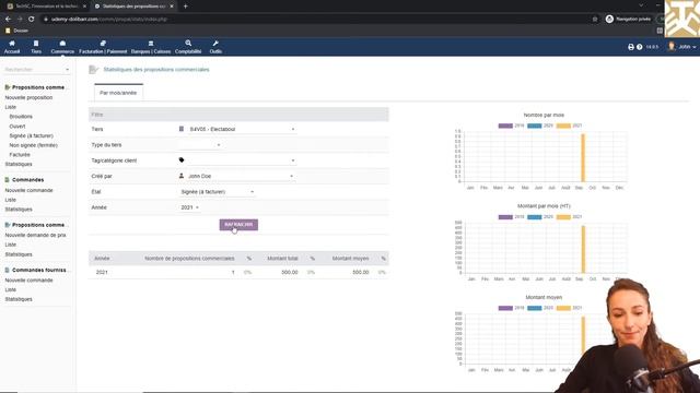 S4V17 - Les statistiques - Dolibarr смотреть онлайн