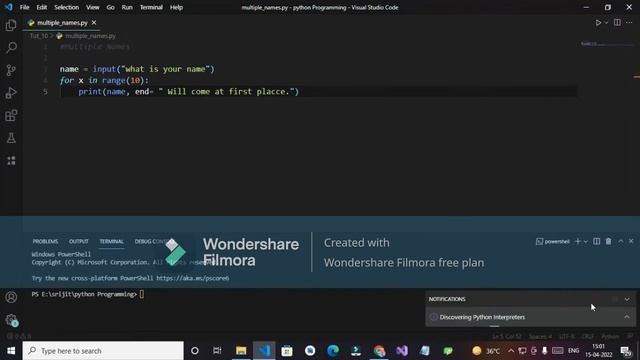 Python Programming, Learning how to print Multiple names in python смотреть онлайн