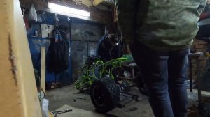 Сборка квадрика TAO(YACOTA)Тайфун 250cc. 1 ЧАСТЬ.