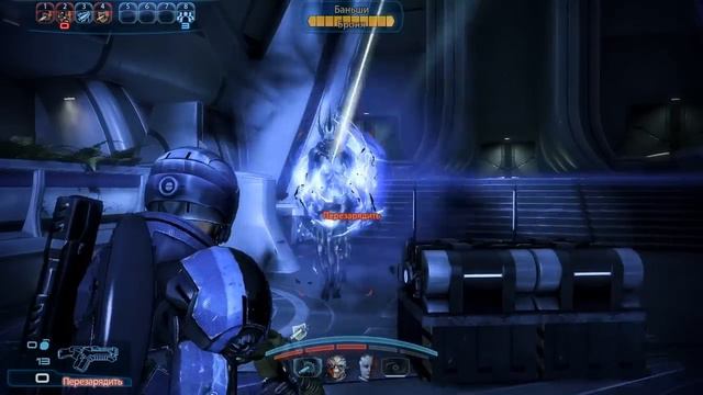 Mass Effect 3 Сражение с двумя банши(Gameplay,солдат,эксперт) смотреть онлайн