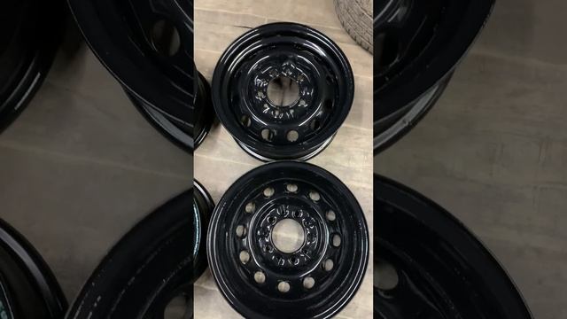 Покрасили Штампованные Диски От Нивы В Чёрный Глянец #авто #disks #порошковая #диски смотреть онлайн