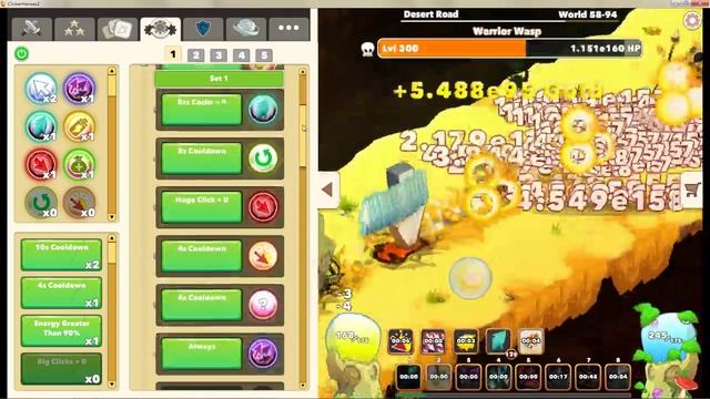 Clicker Heros 2 huge click build смотреть онлайн