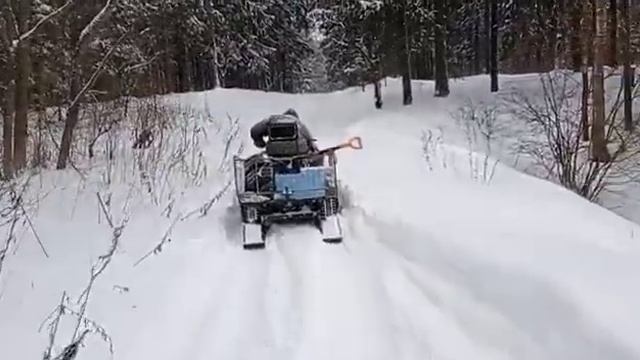 Вездеход POMOR X6 по снегу (видео от наших клиентов) смотреть онлайн