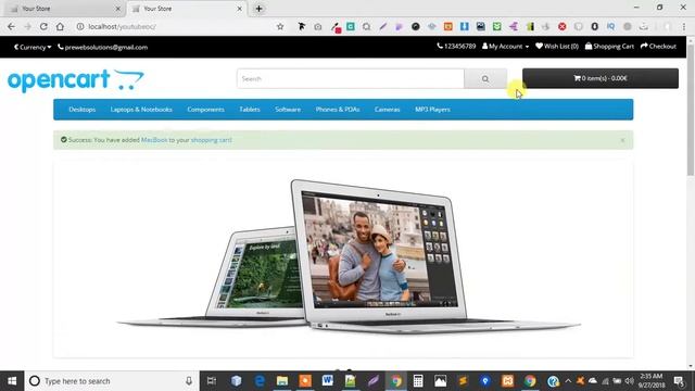 Opencart Theme Development Tutorials(English) - Header Customization Part 4 смотреть онлайн