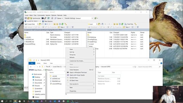 How to send files and access Vocore 2 through Windows смотреть онлайн