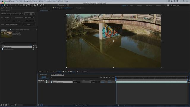 FrameRestorer for After Effects - Fixing Dropped, Damaged & Missing Frames смотреть онлайн
