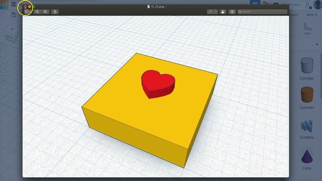 TinkerCAD Download Image And Copy Link