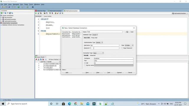 How To Make New Database Connection In Oracle SQL Developer for sys Schema? | KK HindiGyan смотреть онлайн
