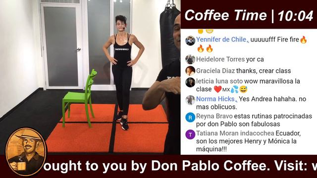TAEROBICS Live #1 Sponsored by Don Pablo Coffee [Workout 1 of 4] | Live Cardio Kickboxing Workout смотреть онлайн