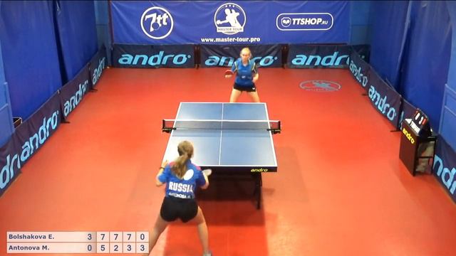 Настольный теннис матчv 100819 3 Большакова Елизавета Антонова Марина смотреть онлайн