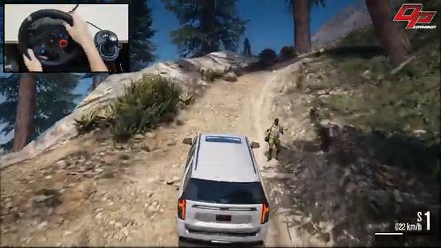 2021 Chevrolet Tahoe RST Off road - GTA 5 with Steering Wheel - Logitech G29 Gameplay смотреть онлайн