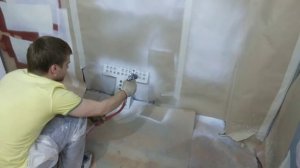 Нанесение материала ИЗОЛЛАТ с TRITON 308 AIRPRO GUN HVLP