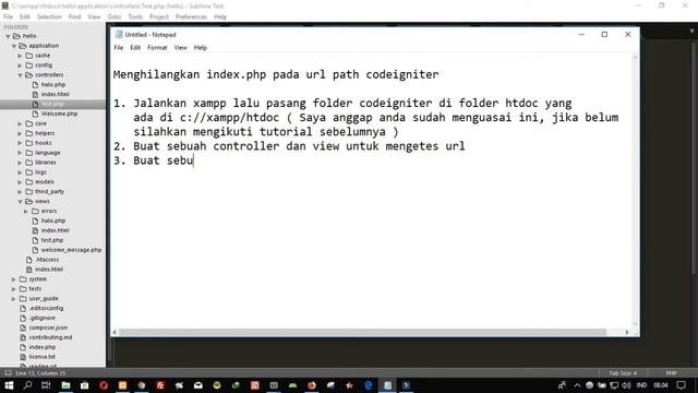 menghilangkan index.php di url path codeigniter смотреть онлайн
