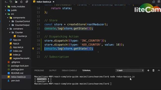 REACT REDUX DISPATCHING ACTIONS смотреть онлайн