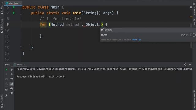 IntelliJ IDEA Tips & Tricks #43: Type I for Iterable смотреть онлайн