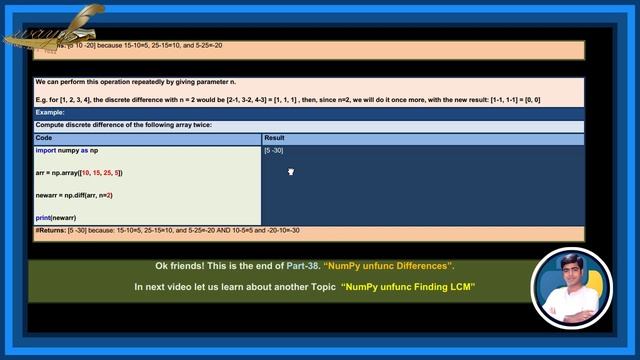 Learn NumPy Complete Course |Step By Step| unfunc Differences |Ponnuri Gopie Krishna |Part–38 смотреть онлайн