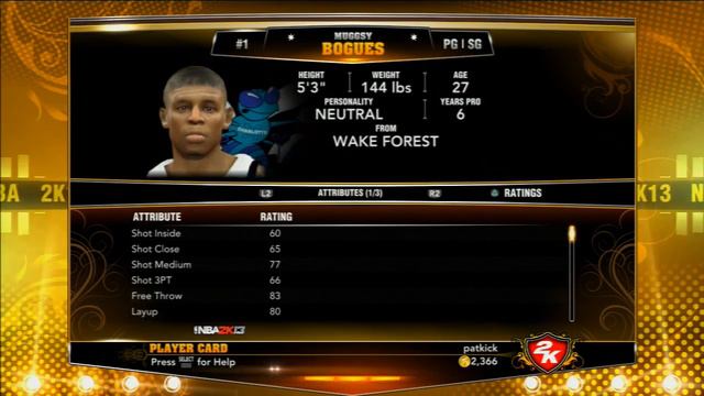 NBA 2K13 My Team - Gold Legend Collection - Point Guards смотреть онлайн