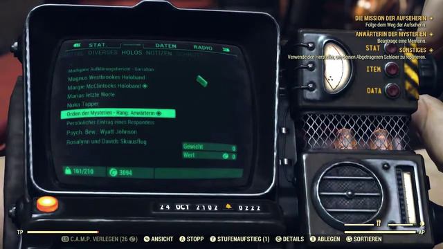Fallout 76 Solo #0061 (Anwärterin der Mysterien) смотреть онлайн