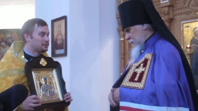 Епископ Пантелеимон после освящения храма Вонлярово смотреть онлайн