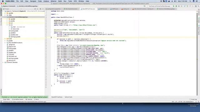 Clone Appium Android Framework to Intellij from my GitHub смотреть онлайн