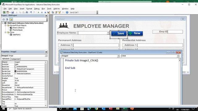 Advance Data Entry Form In Excel User Form | Single Line Code for Data Entry Application смотреть онлайн