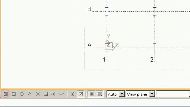 Beam Wire framing/Placement along Reference lines/Gridlines with smarter Snap switches toolbar смотреть онлайн
