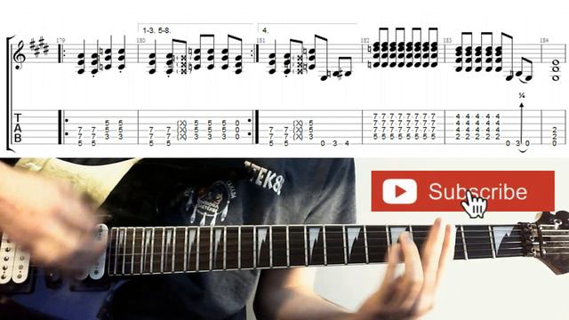 How To Play LITHIUM On Guitar By Nirvana Bridge Tab Part 3/3 смотреть онлайн