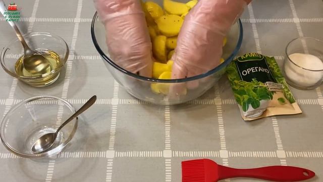 Куриная голень с картофелем в духовке. Вкусно и недорого! смотреть онлайн