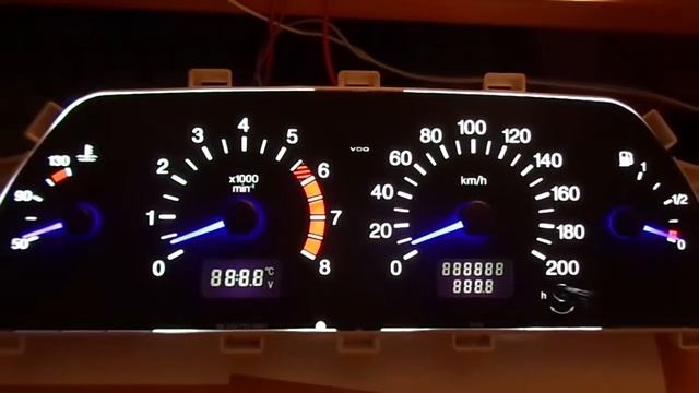 Светодиодный тюнинг щитка приборов ваз 2110-2115