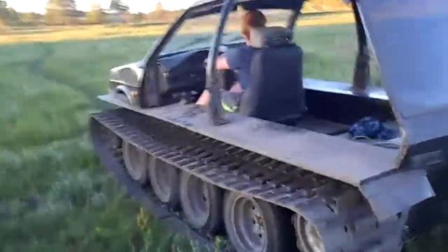 Самодельный вездеход Жорик: Прокатился на полянке (Часть 9 Б) смотреть онлайн