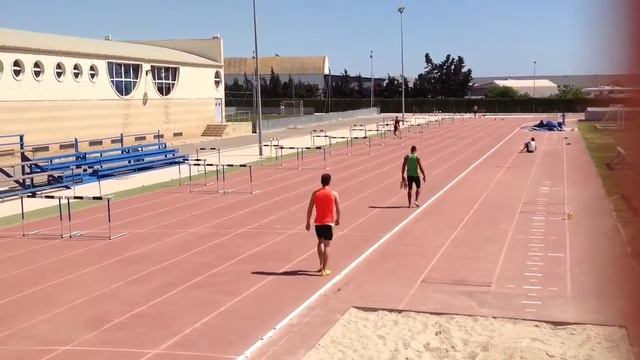 Dave - long hurdle endurance work Murcia 2013 смотреть онлайн