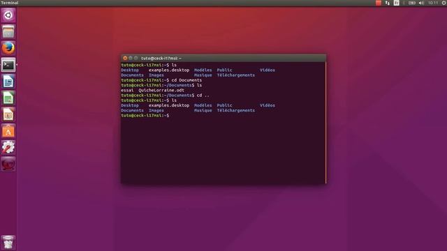 Utiliser la console (terminal) Ubuntu смотреть онлайн