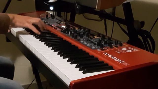Piano sound with Nord Stage 2 EX 88 смотреть онлайн