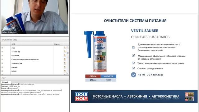 Вебинар Liqui Moly | Присадки в топливо. Бензин смотреть онлайн