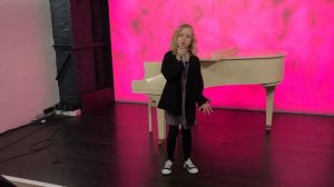 Валерия Гапонова, 10 лет, Белый снег- Владимир Пресняков ( cover)