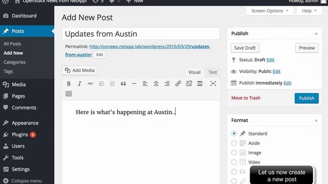 Wordpress with Manila using NetApp clustered Data ONTAP смотреть онлайн
