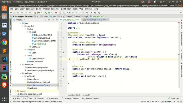 Веб-разработка на Java. Spring Data JPA. EntityManager, JPQL. смотреть онлайн