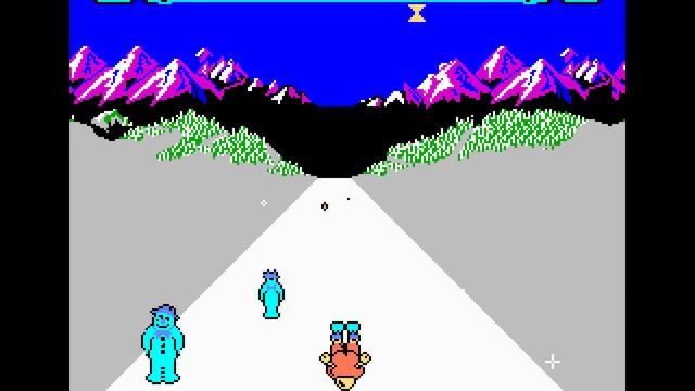 In-game - Slalom (NES) смотреть онлайн