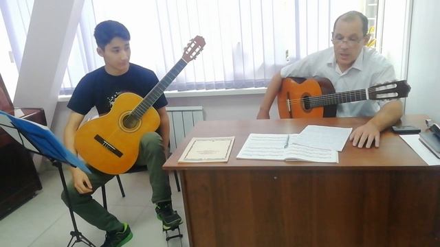 Открытый урок Лоскутова Ю.Л. "Организационные этап. Гаммы. Отработка приёма ломаное арпеджио. смотреть онлайн