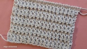 ОБЪЕМНЫЙ РЕЛЬЕФНЫЙ УЗОР СПИЦАМИ 107 Вязание Узоры спицами