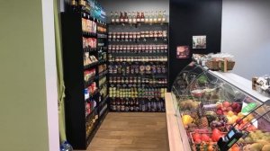 ТОРГОВОЕ ОБОРУДОВАНИЕ ДЛЯ МАГАЗИНА ПРОДУКТОВ / ВИТРИНА ДЛЯ ОРЕХОВ/ СТЕЛЛАЖИ