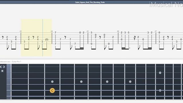 Guitar TAB (Sungha Jung) Saint Agnes and The Burning Train - Sting | Tutorial #iMn смотреть онлайн