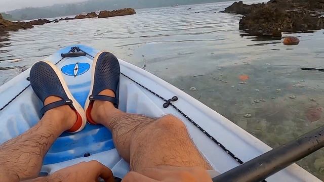 #kayaking at Corbyn's cove #beach #Portblair #andaman #india Great Indian Traveller GIT смотреть онлайн