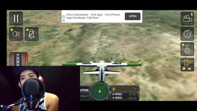 airplane simulator game review | game walkthrough | with commentator смотреть онлайн